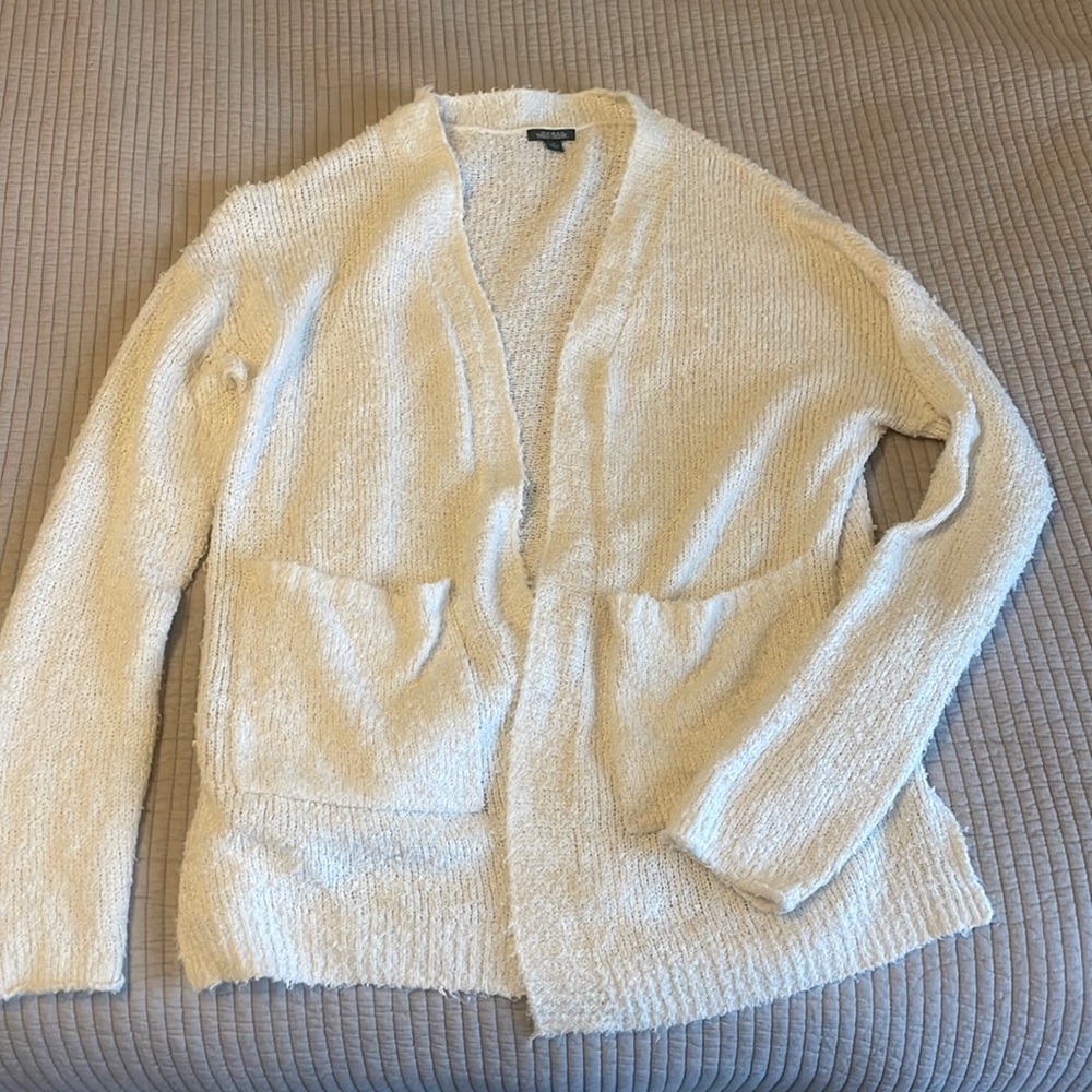 Wild Fable Nubby Cardigan in Cream / Off White